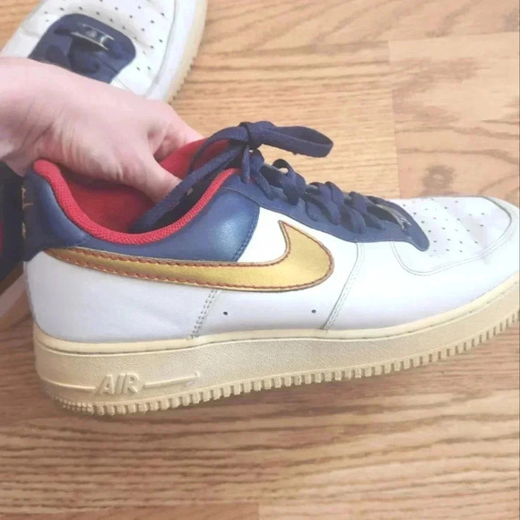 GUC Nike Air Force 1 Low 2007 XXV Charles Barkley Barcelona "Olympic," Size 11 - Picture 13 of 14
